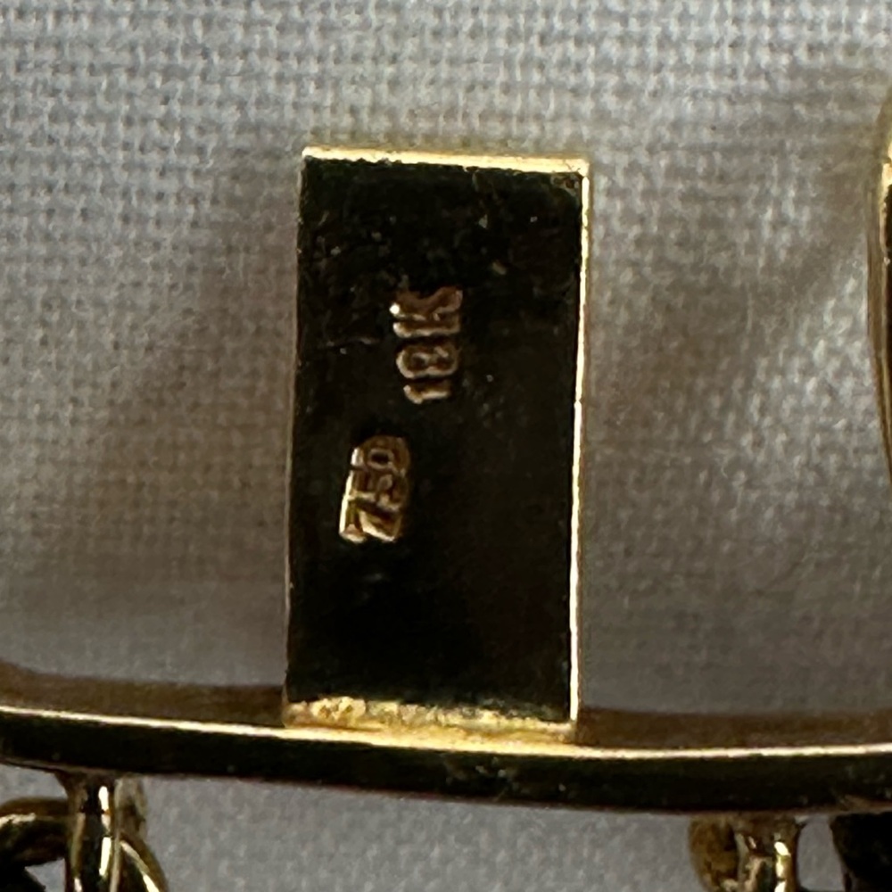 White Pearl Duble Strand Alhambra Flower Diamond Necklace Ven Cliff Style - Picture 6 of 6